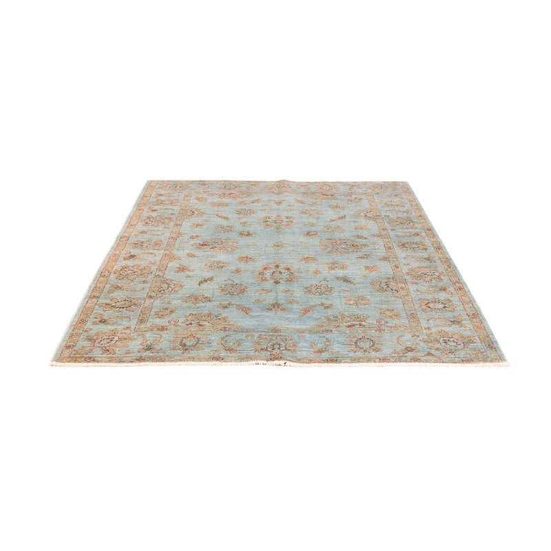 Tapis Ziegler - Moderne - Vintage/Overdyed - 197 x 148 cm - bleu clair
