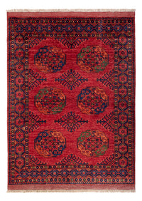 Tappeto afgano - Kunduz - 204 x 151 cm - rosso