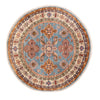 Kazak Tapis 147x148cm - Tapis oriental - bleu - Rond / Bleu / 147 x 148 cm Rond