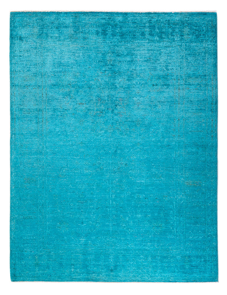 Tapis Ziegler - Moderne - Vintage/Overdyed - 199 x 151 cm - bleu