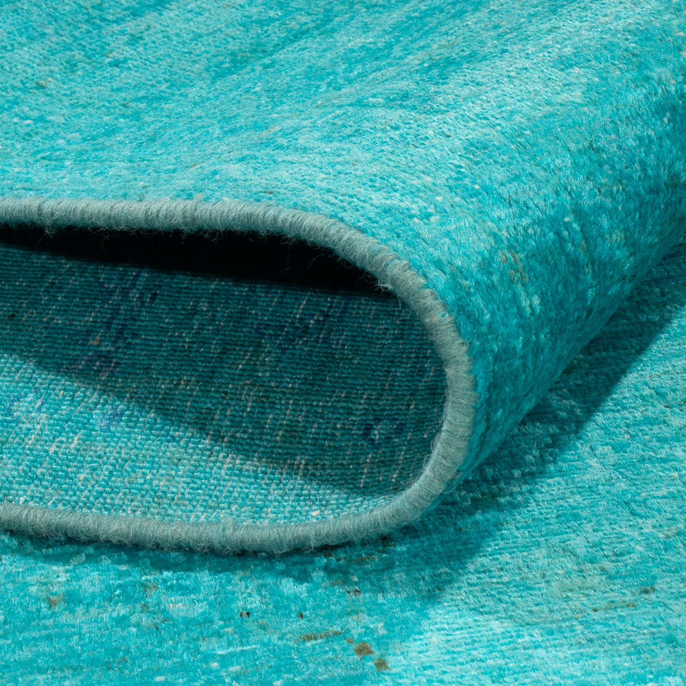 Tapis Ziegler - Moderne - Vintage/Overdyed - 199 x 151 cm - bleu