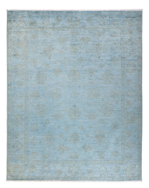 Ziegler Teppich - Modern - Vintage / Colored - 194 x 149 cm - hellblau