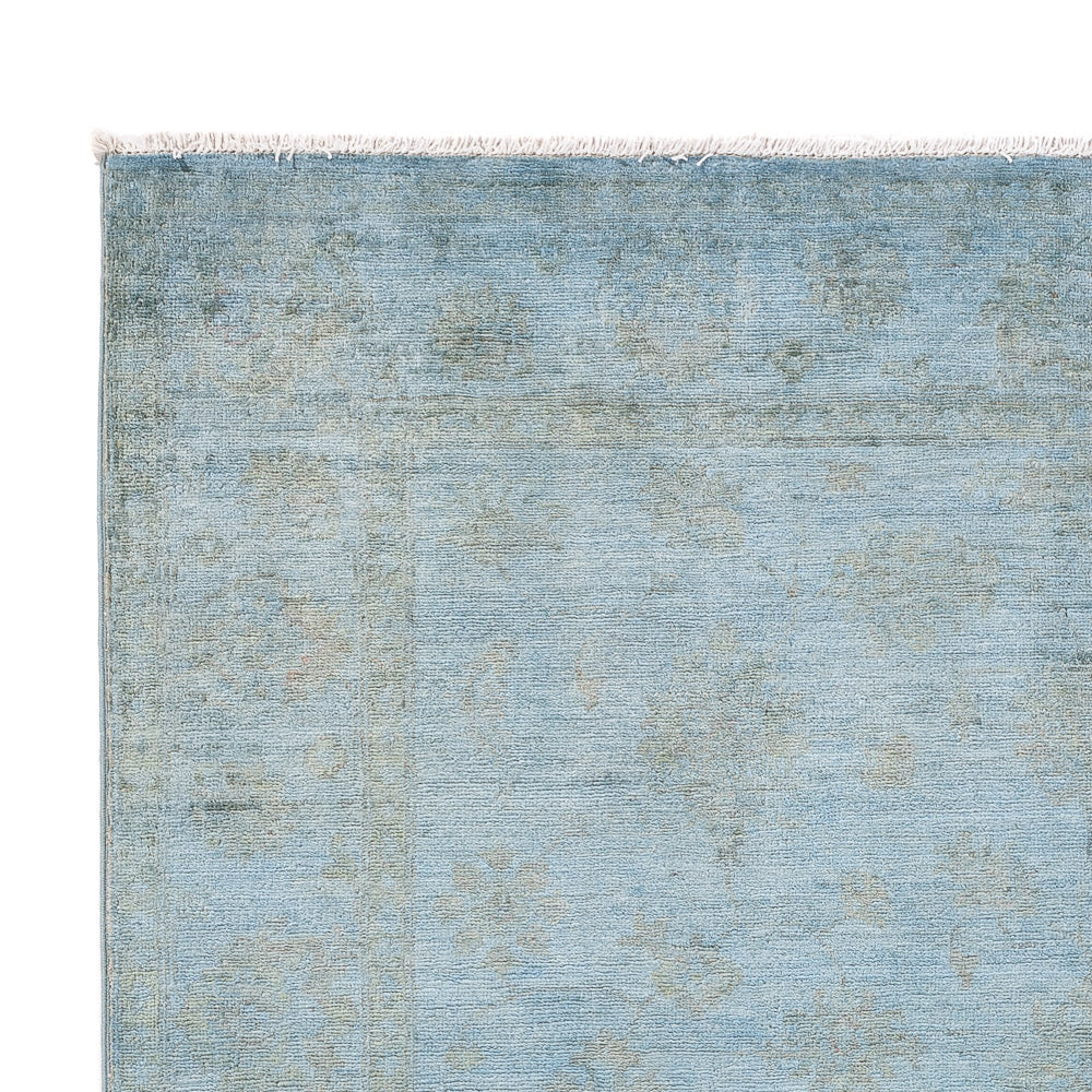 Tapis Ziegler - Moderne - Vintage/Overdyed - 194 x 149 cm - bleu clair