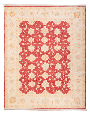 Ziegler Teppich - 199 x 158 cm - rot