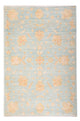Ziegler Teppich 121x185cm - Orientteppich - seeblau