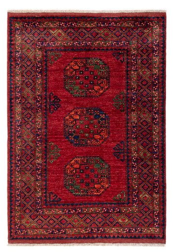 Afghan Teppich - 179 x 123 cm - rot