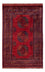 Afghan Teppich - 182 x 120 cm - rot