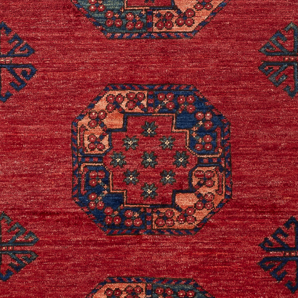 Afghan Teppich - 181 x 124 cm - rot