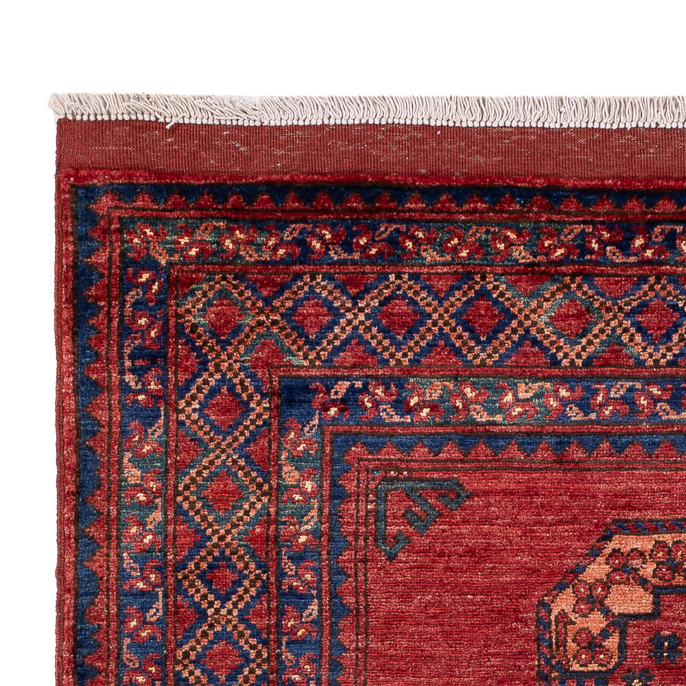 Afghan Teppich - 181 x 124 cm - rot