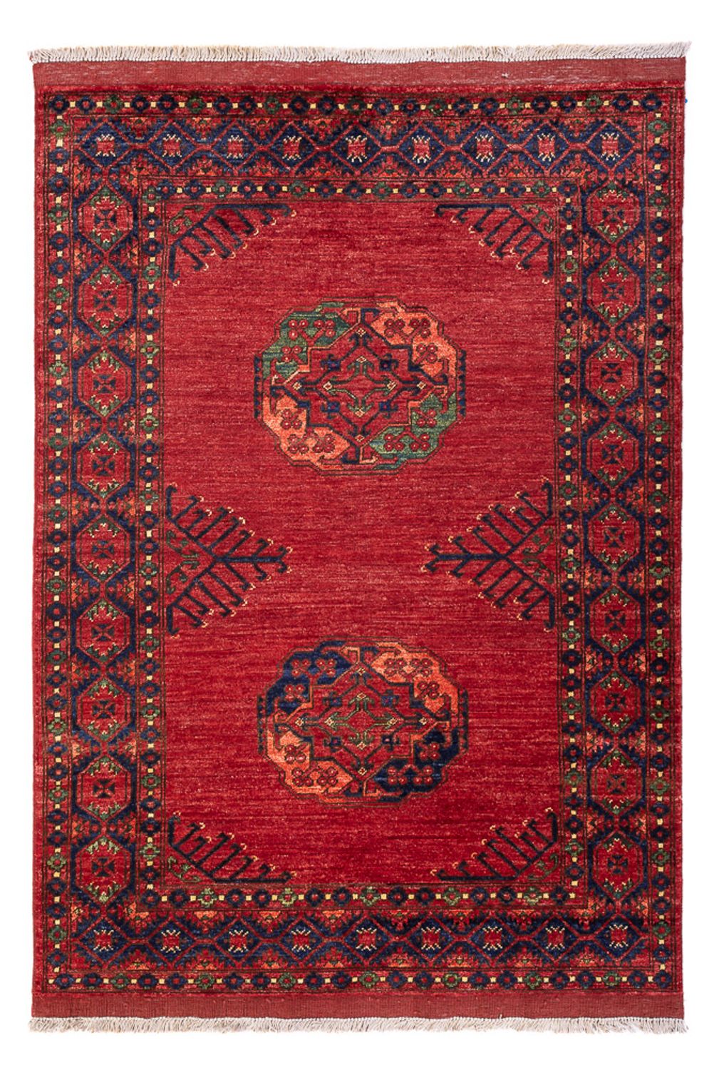 Afghan Teppich - 181 x 122 cm - rot