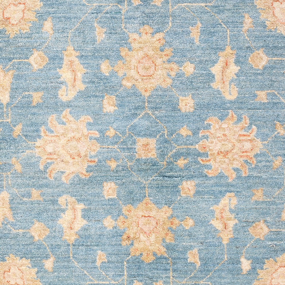 Ziegler Teppich - 177 x 118 cm - blau