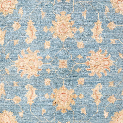 Ziegler Teppich - 177 x 118 cm - blau