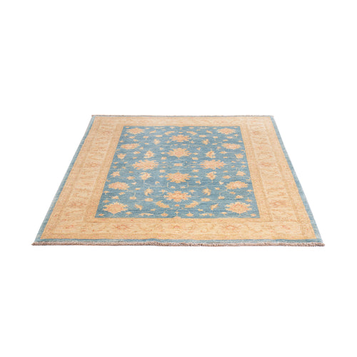 Ziegler Teppich - 177 x 118 cm - blau