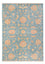 Ziegler Teppich - 179 x 125 cm - seeblau