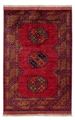 Afghan Teppich - 180 x 121 cm - rot