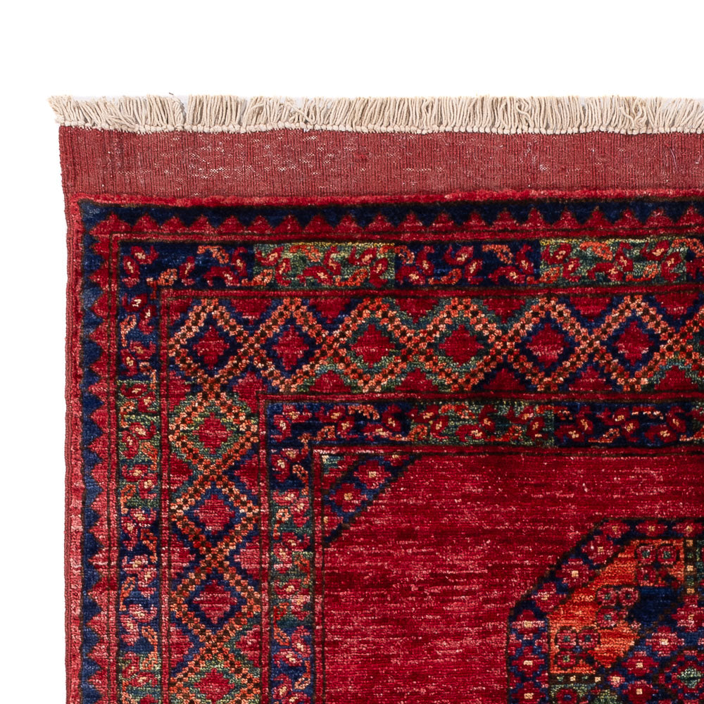 Afghan Teppich - 180 x 124 cm - rot