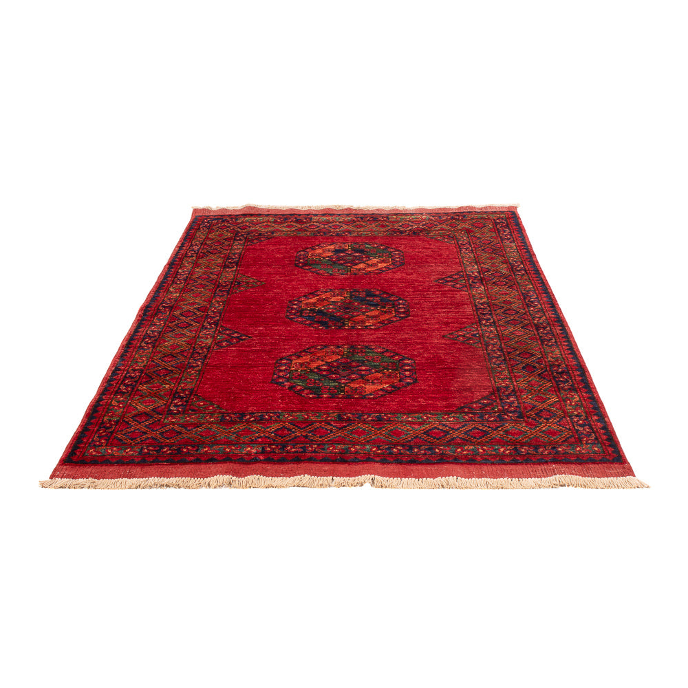 Afghan Teppich - 180 x 124 cm - rot