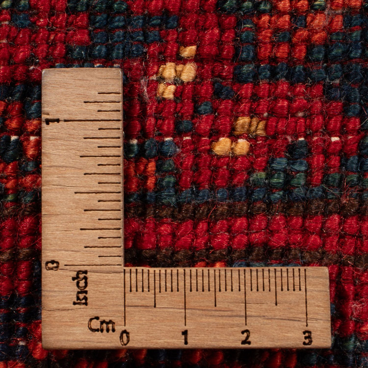 Afghan Teppich - 180 x 124 cm - rot