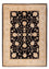 Ziegler Teppich - 178 x 125 cm - schwarz