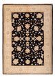 Ziegler Teppich - 178 x 125 cm - schwarz