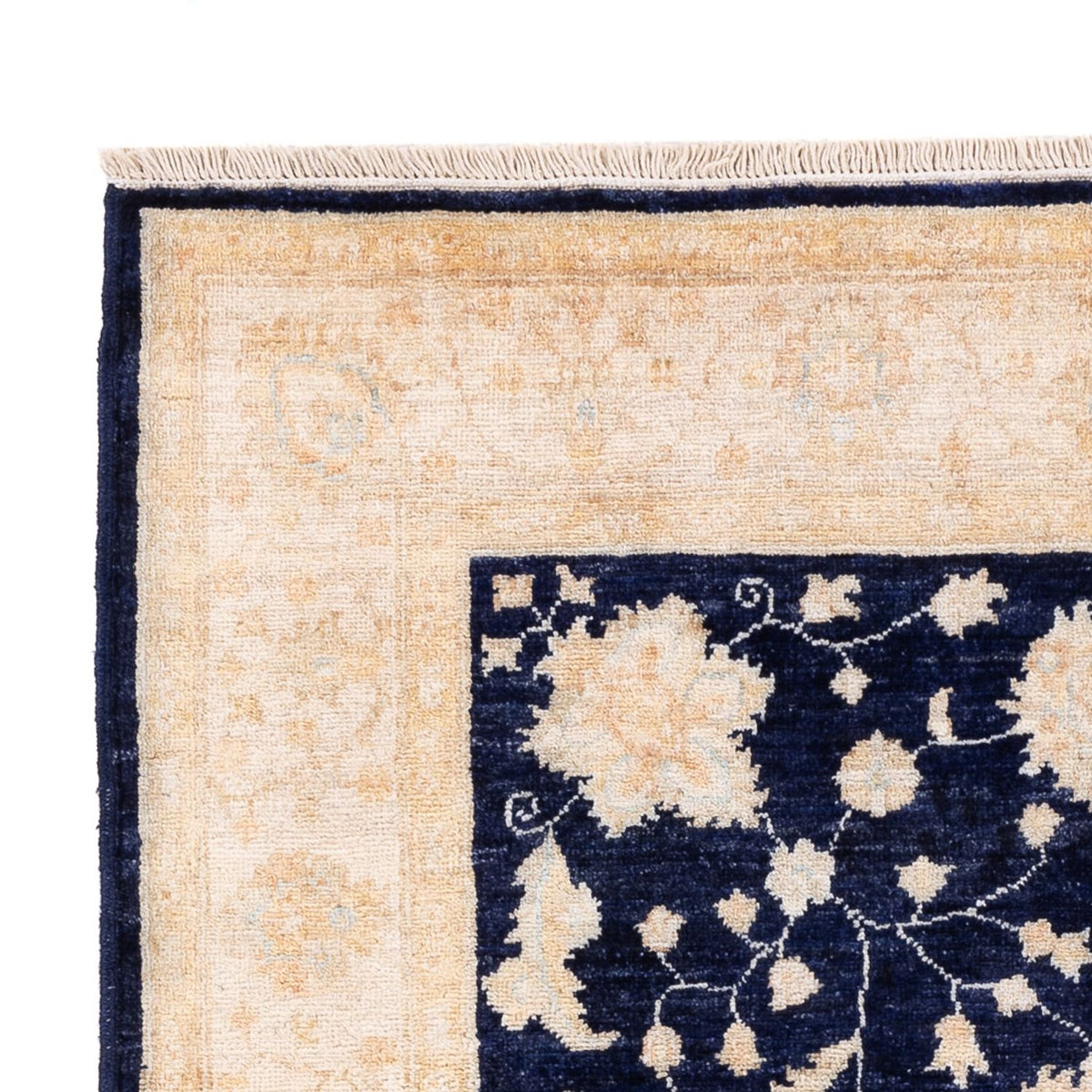 Ziegler Teppich - 185 x 118 cm - schwarz