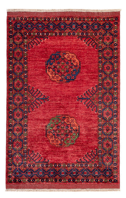 Afghan Teppich - 182 x 122 cm - rot