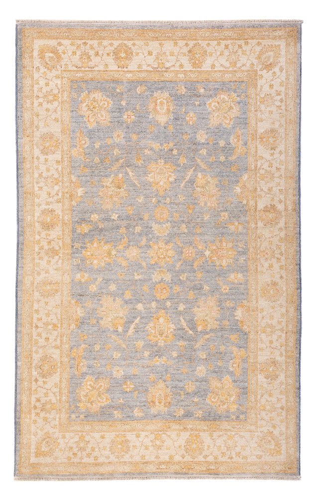 Ziegler Teppich - 187 x 116 cm - petrolblau