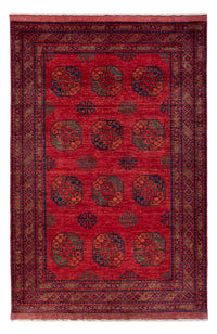 Tapis afghan - Kunduz - 317 x 213 cm - rouge