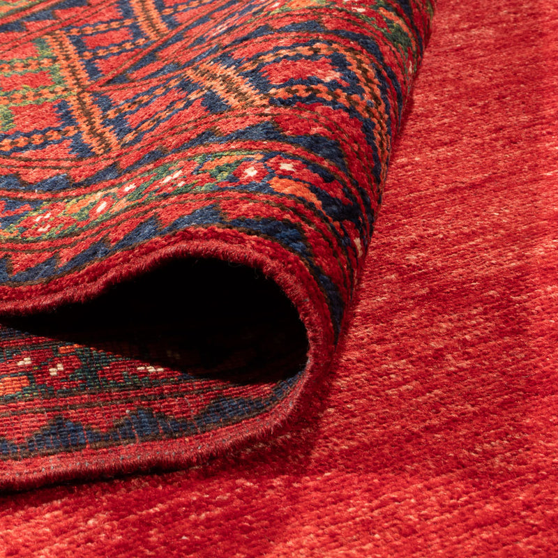 Afghan Teppich - Kunduz - 305 x 204 cm - rot