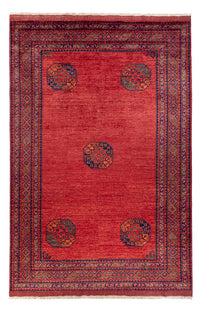 Tapis afghan - Kunduz - 302 x 203 cm - rouge