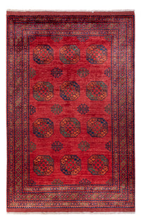 Tapis afghan - Kunduz - 305 x 203 cm - rouge