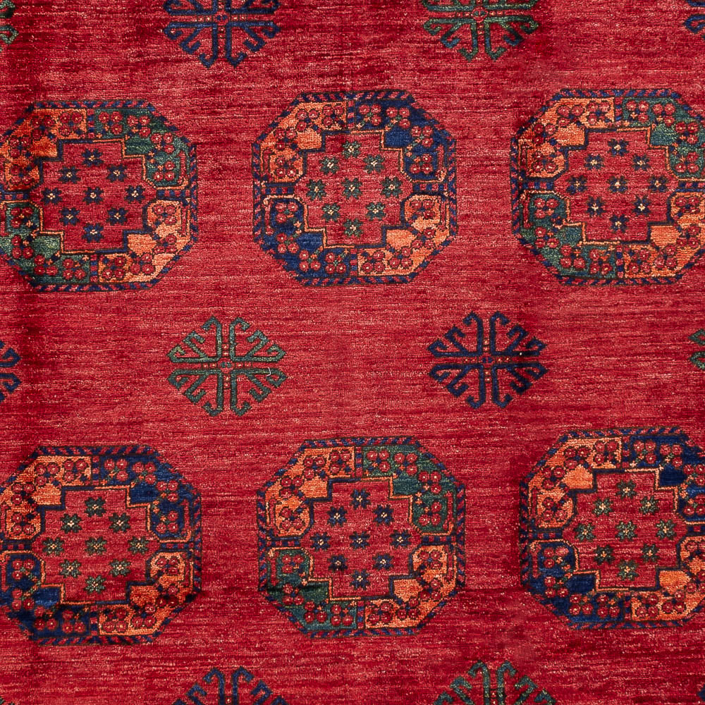 Afghan Teppich - Kunduz - 300 x 201 cm - rot