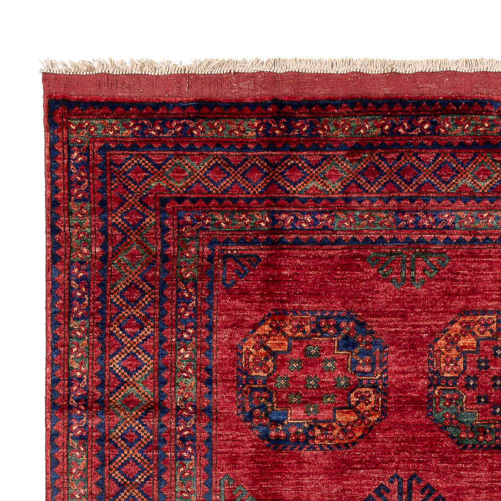 Afghan Teppich - Kunduz - 300 x 201 cm - rot