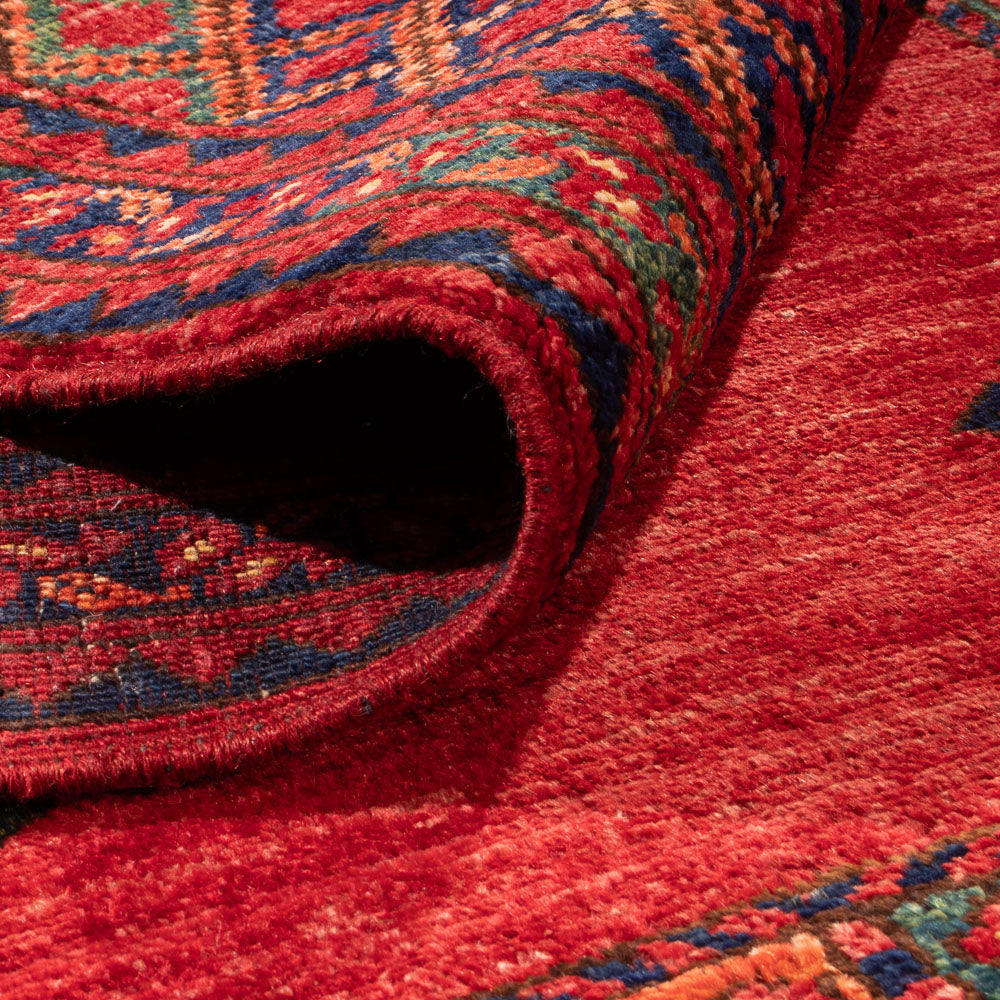Afghan Teppich - Kunduz - 300 x 201 cm - rot