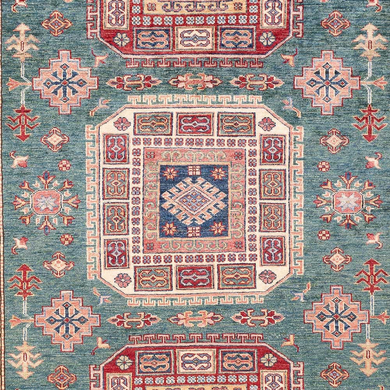 Ziegler Teppich - Kazak - 301 x 205 cm - grün