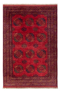 Tapis afghan - Kunduz - 298 x 201 cm - rouge