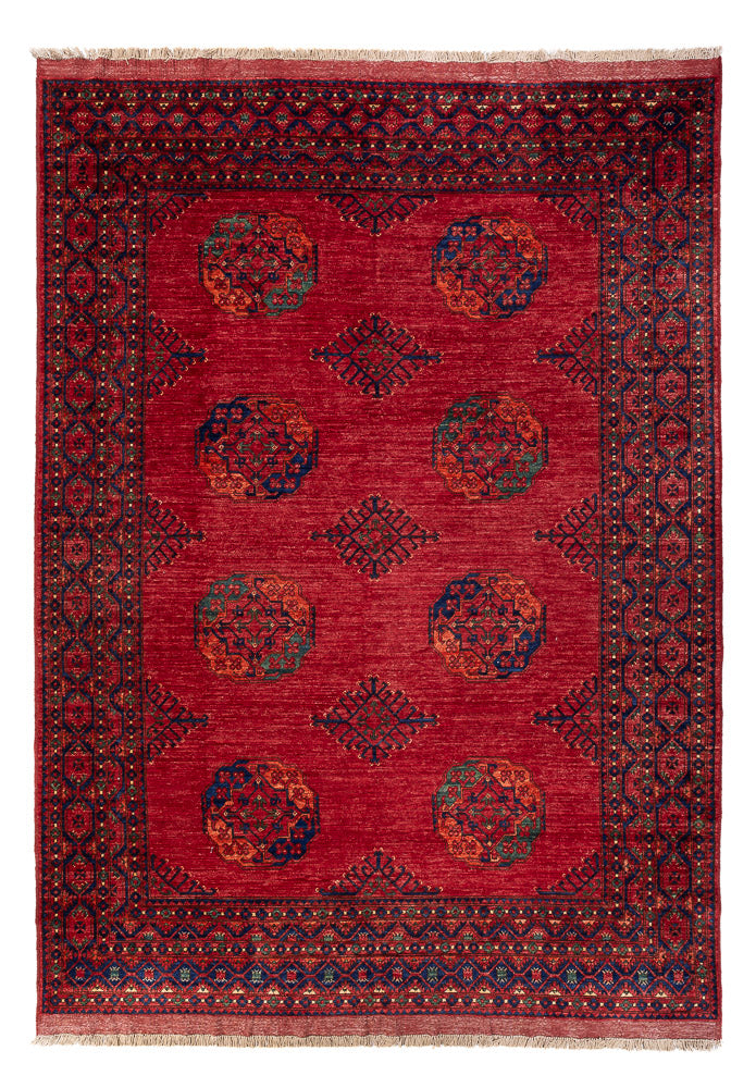 Afghan Teppich - Kunduz - 299 x 220 cm - rot