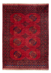 Tapis afghan - Kunduz - 299 x 220 cm - rouge