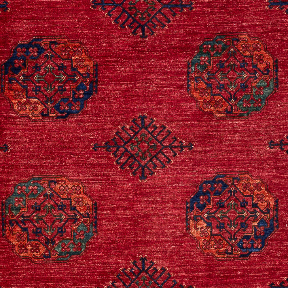 Afghan Teppich - Kunduz - 299 x 220 cm - rot