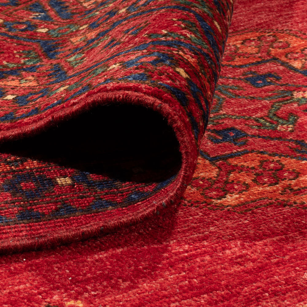 Afghan Teppich - Kunduz - 299 x 220 cm - rot