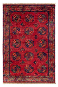 Tapis afghan - Kunduz - 300 x 206 cm - rouge