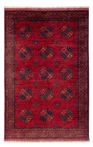 Afghan Teppich - Kunduz - 310 x 206 cm - rot