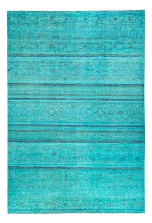 Ziegler Teppich - Modern - Vintage / Colored - 295 x 207 cm - türkis