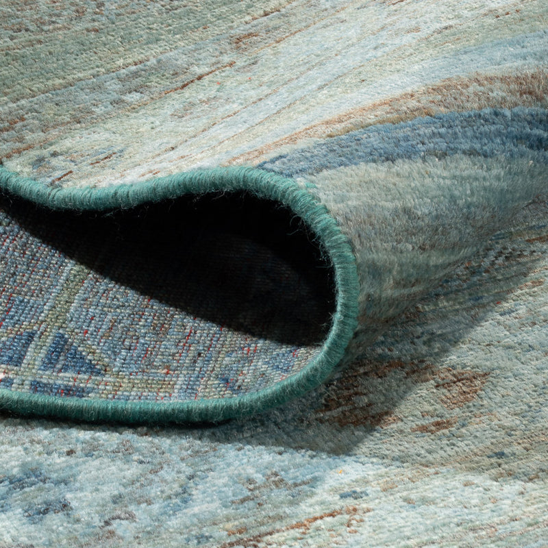 Tapis Ziegler - Shal - Vintage/Overdyed - 288 x 207 cm - bleu clair