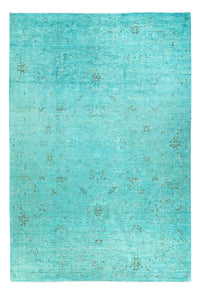 Tapis Ziegler - Moderne - Vintage/Overdyed - 293 x 201 cm - turquoise