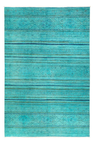Ziegler Teppich - Modern - Vintage / Colored - 314 x 204 cm - türkis