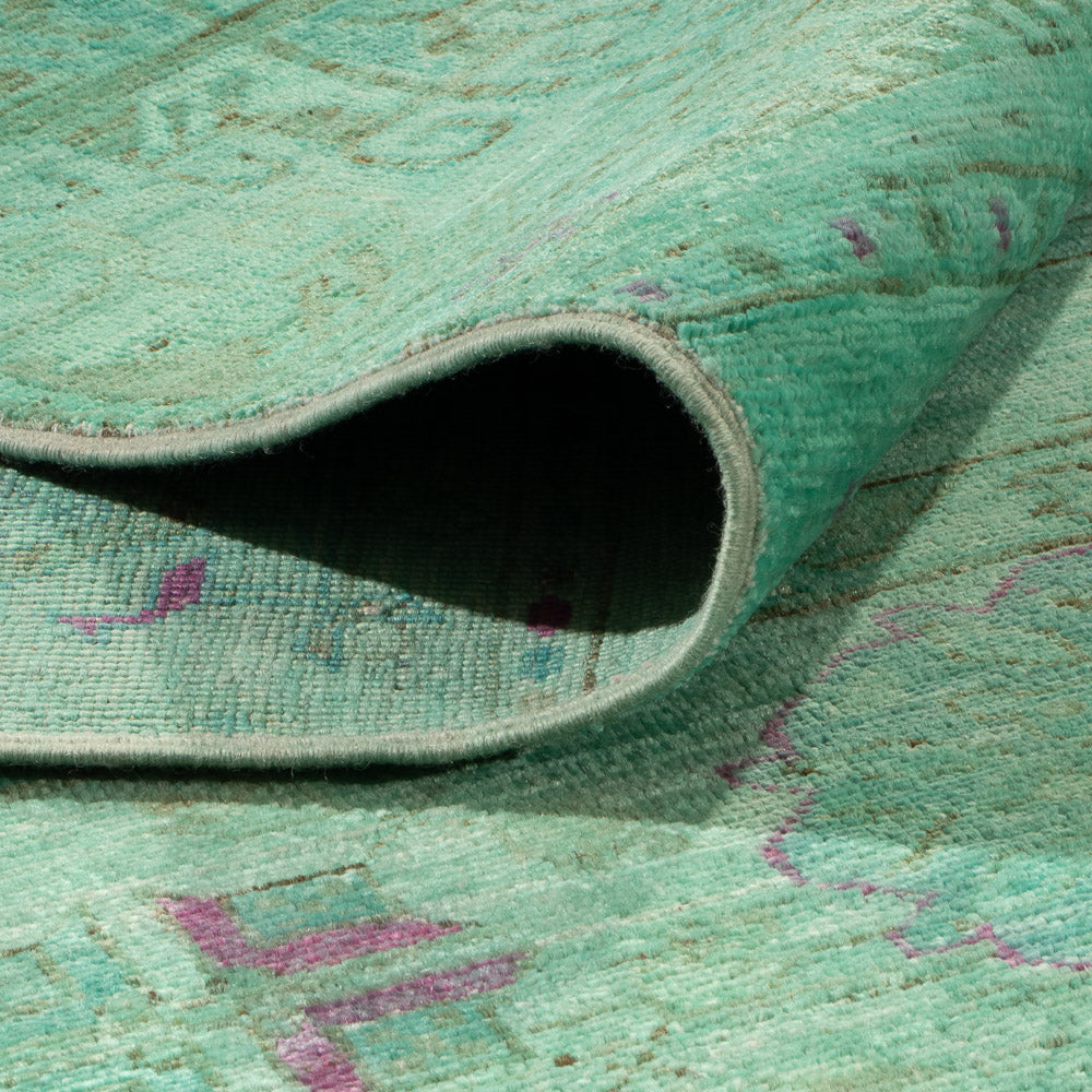 Tapis Ziegler - Moderne - Vintage/Overdyed - 308 x 206 cm - vert clair