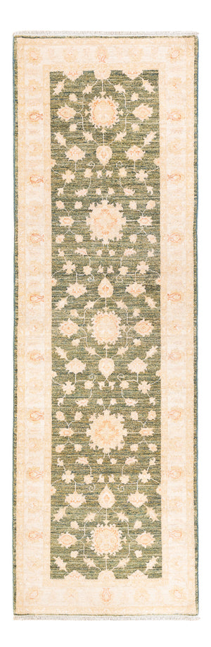 Läufer Ziegler - 252 x 82 cm - olivgrün
