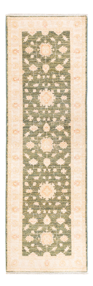 Läufer Ziegler - 252 x 82 cm - olivgrün