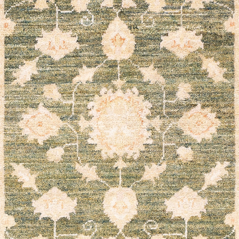 Läufer Ziegler - 252 x 82 cm - olivgrün